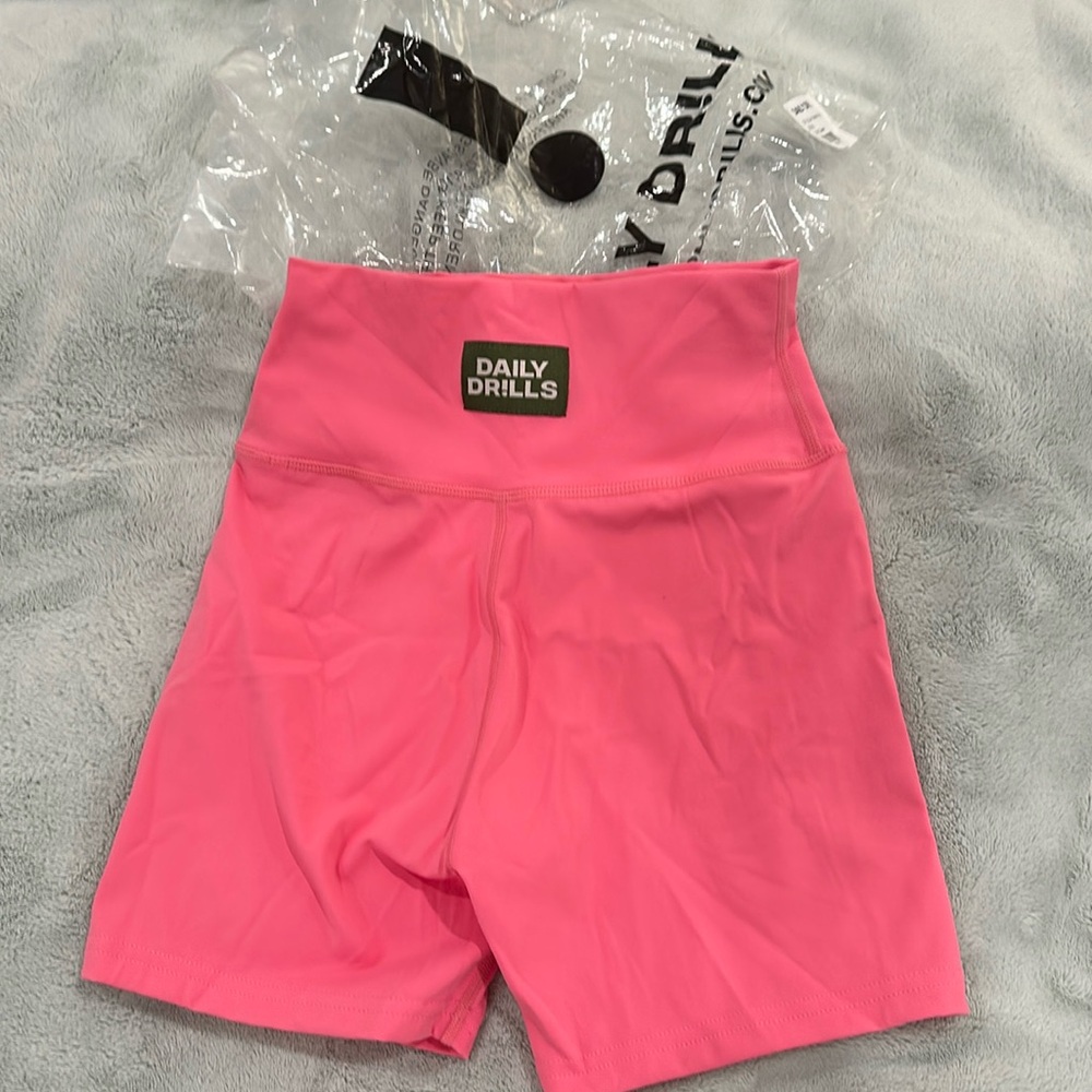 Daily drills pink (cheeks) biker shorts!! Did not work and you can't return:(